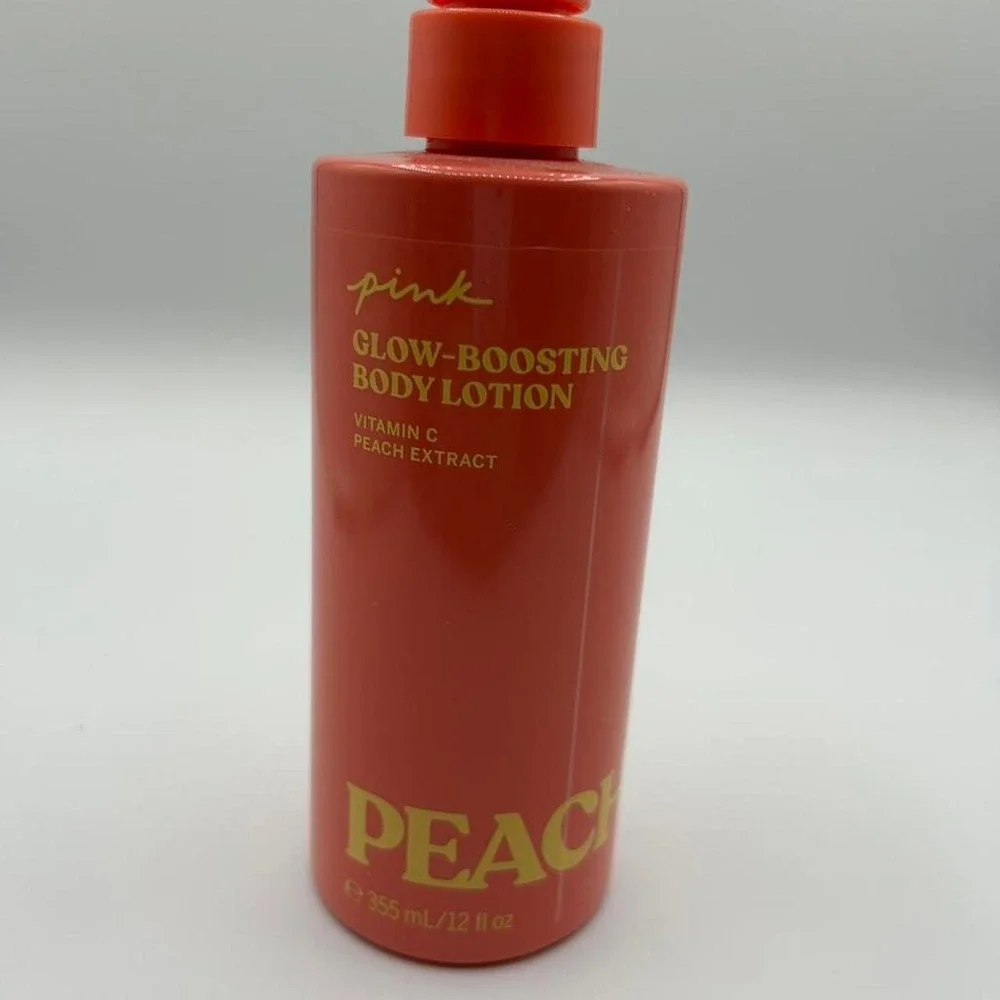 Victoria's Secret Pink Glow Boosting Body Lotion Peach 12 Fl Oz